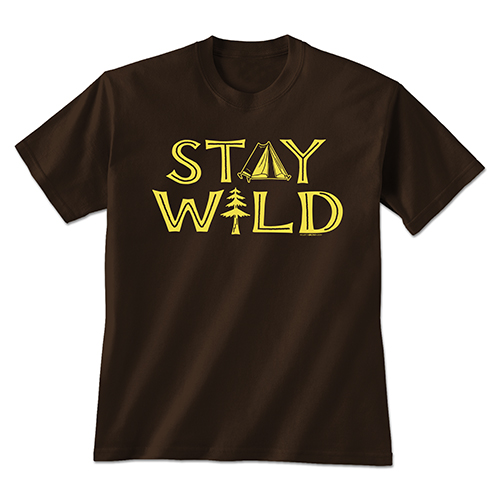 Stay Wild - Tent and Tree